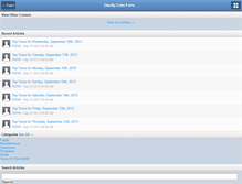 Tablet Screenshot of dacity.com
